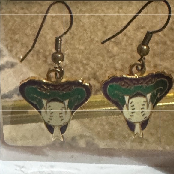 ARIZONA DIAMONDBACKS BASEBALL FAN EARRING! - Picture 5 of 7